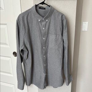 Tatt21 Men’s Gray Button-Down Shirt size XL